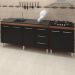Balcao Pia 160cm e Cooktop 4 Bocas Savana Preto Mobbs