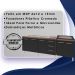 Balcao Pia 160cm e Cooktop 4 Bocas Savana Preto Mobbs
