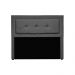 Kit Cabeceira Para Cama Box Casal Moblis Móveis Agnes 140 cm com Calçadeira Baú Agnes Casal 140 cm Cinza 