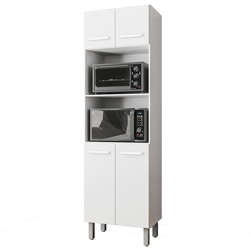 Paneleiro 4 Portas 197x60cm 9170 Branco Mobbs