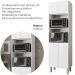 Paneleiro 4 Portas 197x60cm 9170 Branco Mobbs