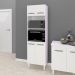 Paneleiro 4 Portas 197x60cm 9170 Branco Mobbs