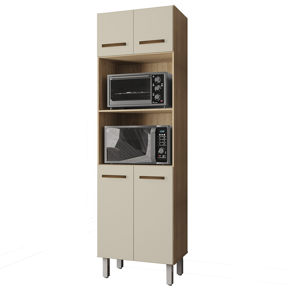 Paneleiro 4 Portas 197x60cm 9170 Savana Off White Mobbs