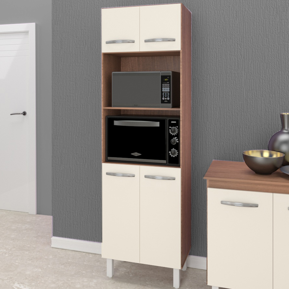Paneleiro 4 Portas 197x60cm 9170 Savana Off White Mobbs