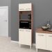 Paneleiro 4 Portas 197x60cm 9170 Savana Off White Mobbs