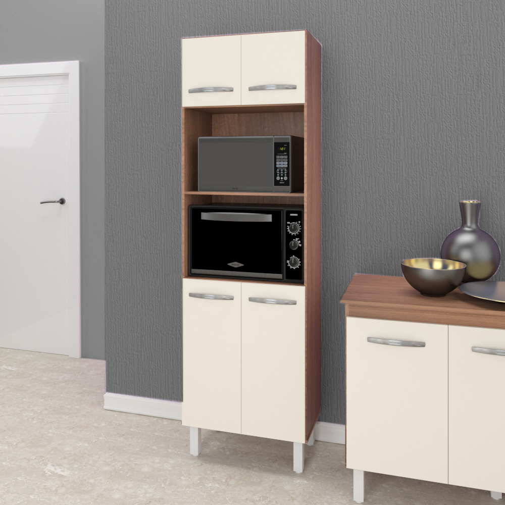 Paneleiro 4 Portas 197x60cm 9170 Savana Off White Mobbs