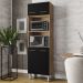 Paneleiro 4 Portas 197x60cm 9170 Savana Preto Mobbs