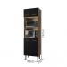 Paneleiro 4 Portas 197x60cm 9170 Savana Preto Mobbs