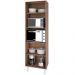 Paneleiro 4 Portas 197x60cm 9170 Savana Preto Mobbs