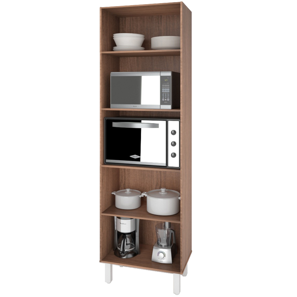 Paneleiro 4 Portas 197x60cm 9170 Savana Preto Mobbs