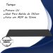 Tampo Para Balcao 150cm 9310 Preto Mobbs