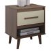 Mesa De Cabeceira 1 Gaveta 50 cm Mila Savana Off White Mobbs