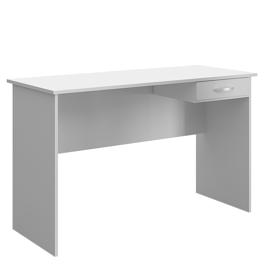 Mesa Para Escritorio 1 Gaveta 120 cm 6901 Branco Mobbs