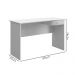 Mesa Para Escritorio 1 Gaveta 120 cm 6901 Branco Mobbs