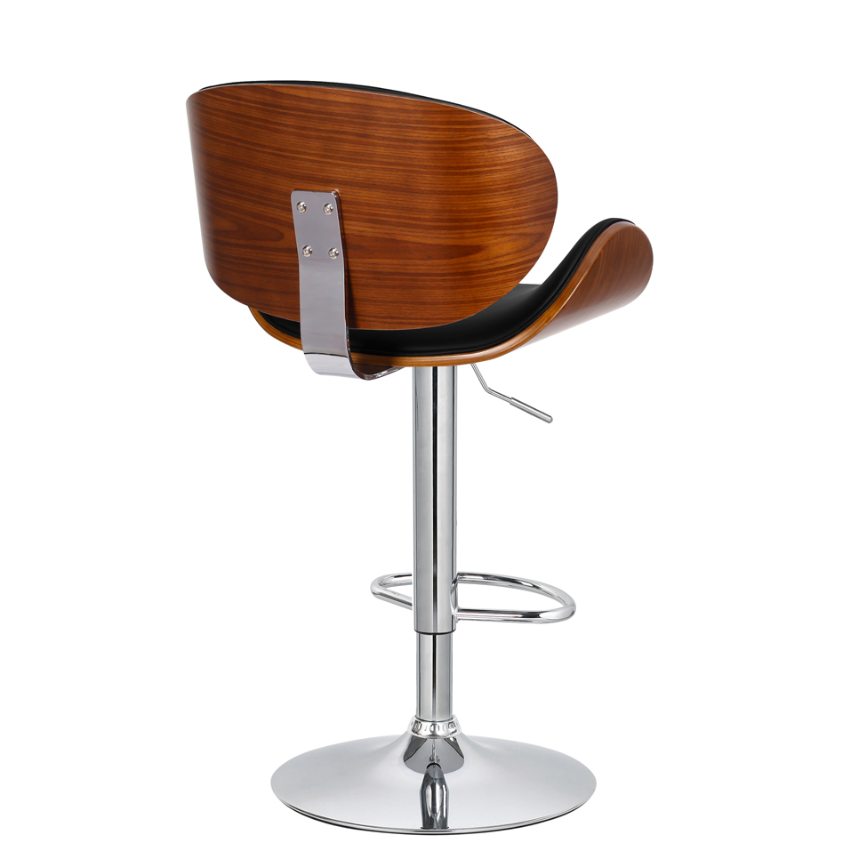 [OUTLET] Banqueta Giratória Amsterdam Preta
