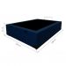 [OUTLET] Base para Cama Box Casal Martin Premium com Baú Linho (47x138x188 cm) Azul Marinho