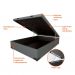 [OUTLET] Base para Cama Box Casal Martin Premium com Baú Linho (47x138x188 cm) Cinza
