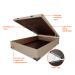 [OUTLET] Base para Cama Box Casal Martin Premium com Baú Linho (47x138x188 cm) Cru