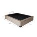 [OUTLET] Base para Cama Box Casal Martin Premium com Baú Suede (45x138x188) Bege