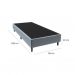[OUTLET] Base para Cama Box Solteiro Celine (40x88x188) Cinza