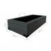 [OUTLET] Base para Cama Box Solteiro Martin Premium com Baú Linho (47x88x188 cm) Cinza