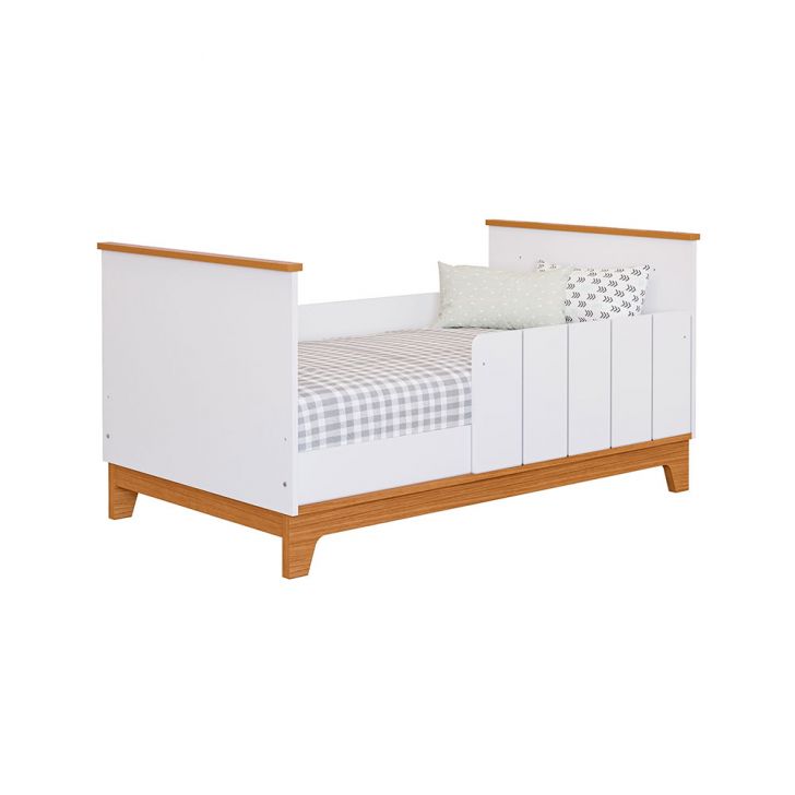 [OUTLET] Berço Minicama Biscoito Branco e Nature