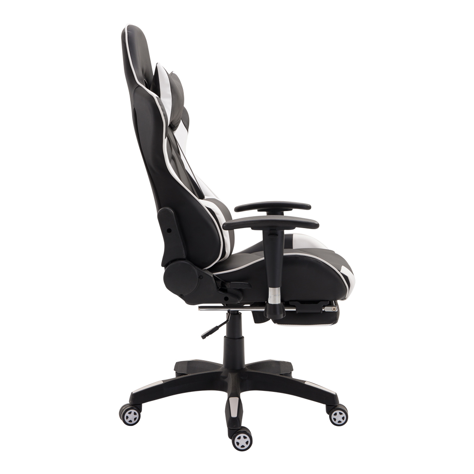 [OUTLET] Cadeira Gamer T One Preta e Branca