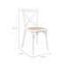 [OUTLET] Cadeira Paris com Rattan Branca