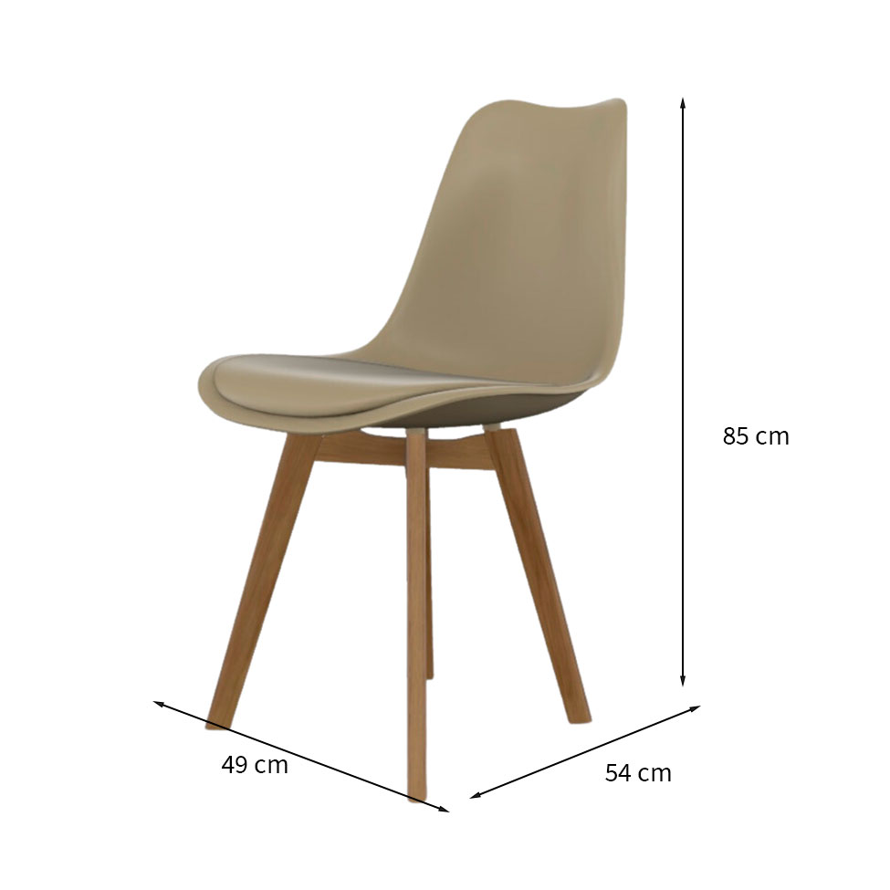 [OUTLET] Cadeira Saarinen Wood Nude
