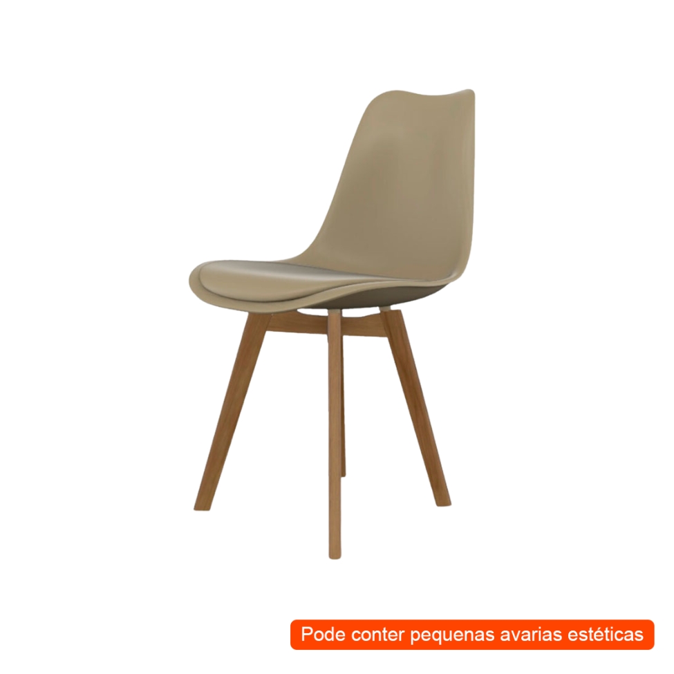 [OUTLET] Cadeira Saarinen Wood Nude