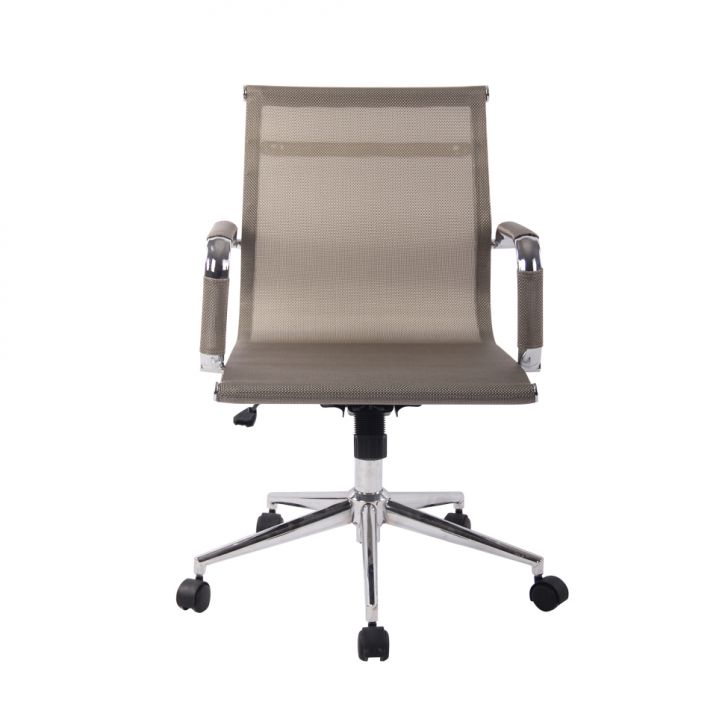 [OUTLET] Cadeira de Escritório Diretor Giratória Eames Star Dourada