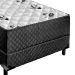 [OUTLET] Cama Box Solteiro Conjugada Unyco D28 Ortopédico Floral e Preta