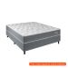 [OUTLET] Cama Box com Colchão Casal Celine Molas Ensacadas (62x138x188) Cinza