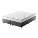 [OUTLET] Cama Box com Colchão Queen Howie Misto D45 (17x158x198) Branco e Cinza