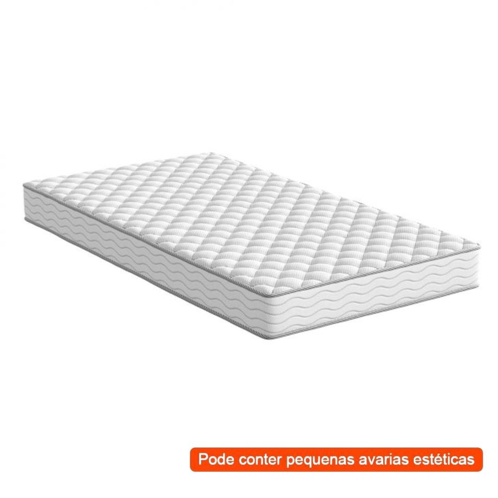 [OUTLET] Colchão Solteirão Howie Misto D45 (17x96x203) Branco