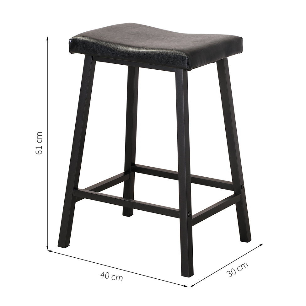 [OUTLET] Conjunto Bancada Balcão com 2 Bancos e 3 Nichos Wilbur Preto e Amêndoa