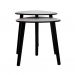 [OUTLET] Conjunto de Mesa Lateral Ellie Preta