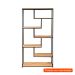 [OUTLET] Estante Carving Marrom e Preta
