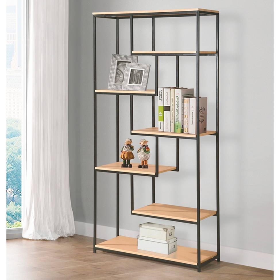 [OUTLET] Estante Carving Marrom e Preta