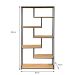 [OUTLET] Estante Carving Marrom e Preta