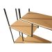 [OUTLET] Estante Carving Marrom e Preta