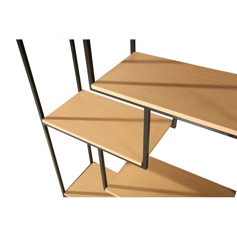 [OUTLET] Estante Carving Marrom e Preta