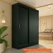 [OUTLET] Guarda-Roupa Casal Boreal 2 Portas Preto