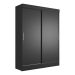 [OUTLET] Guarda-Roupa Casal Boreal 2 Portas Preto
