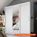 [OUTLET] Guarda-Roupa Casal com Espelho Paris 3 PT 2 GV Branco