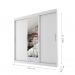 [OUTLET] Guarda-Roupa Casal com Espelho Paris 3 PT 2 GV Branco