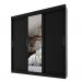 [OUTLET] Guarda-Roupa Casal com Espelho Paris 3 PT 2 GV Preto