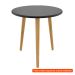 [OUTLET] Mesa Lateral Copacabana Preta e Marrom 40 cm