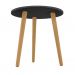 [OUTLET] Mesa Lateral Copacabana Preta e Marrom 40 cm