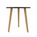 [OUTLET] Mesa Lateral Copacabana Preta e Marrom 40 cm